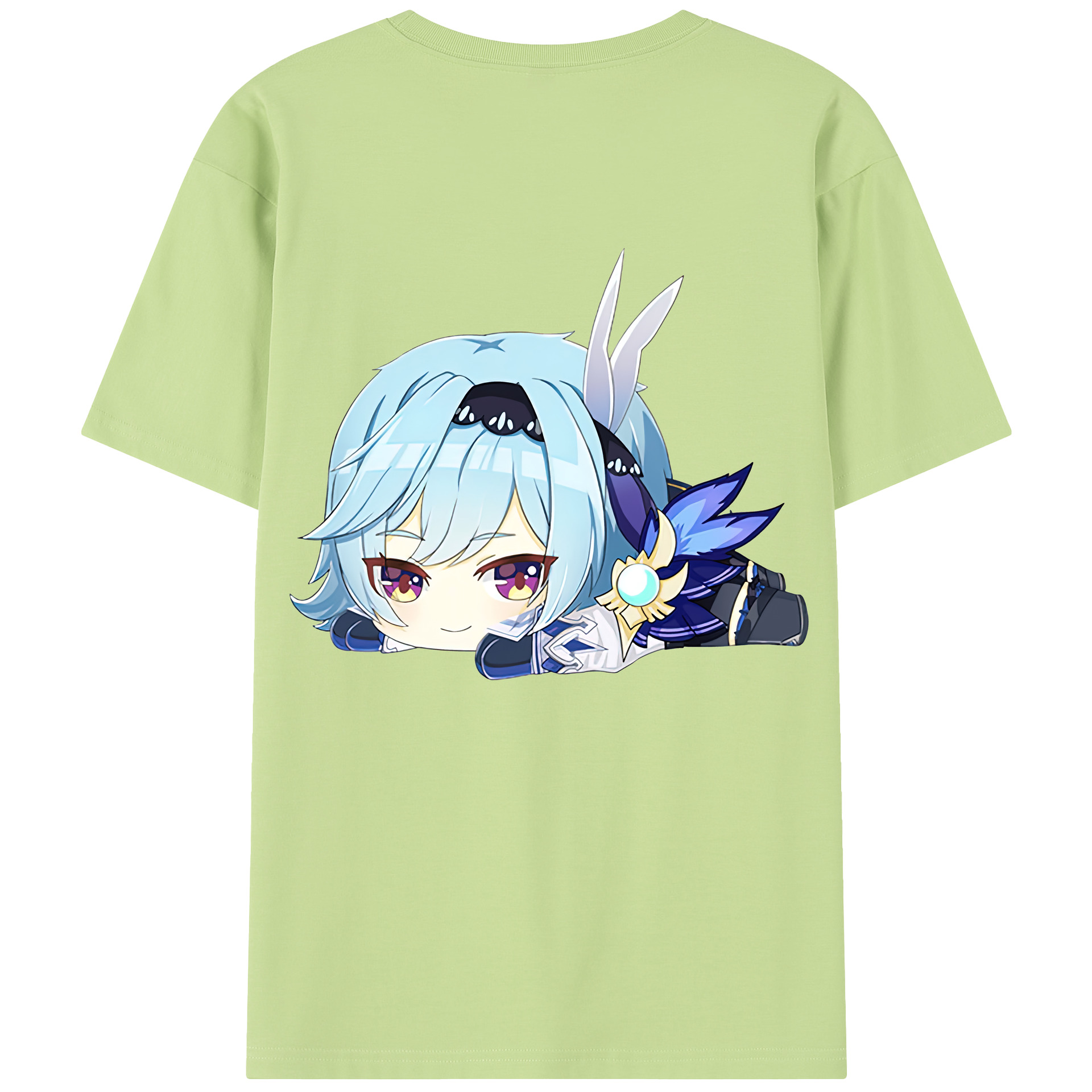 げんし神 优菈 ゆうら genshin Yūra 綿100％半袖Tシャツ（背面プリント）